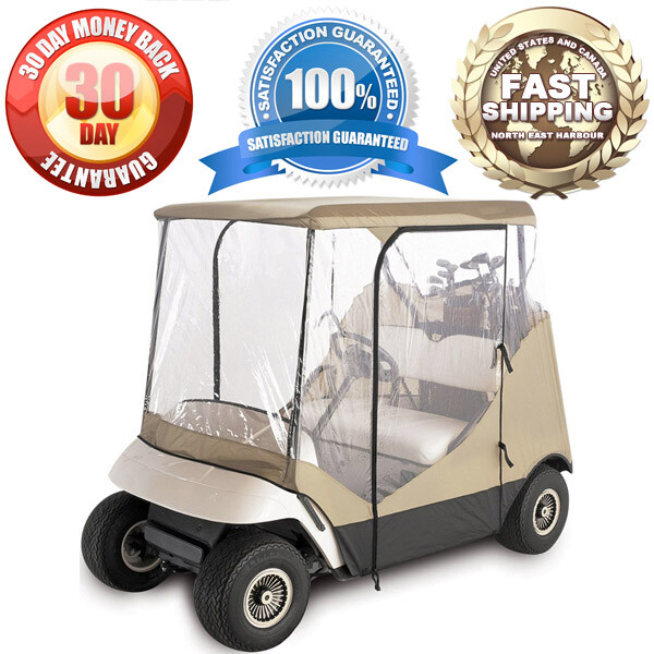 EZ GO YAMAHA GOLF CLUB CART COVER ENCLOSURE COVER 2 SEATER STORAGE