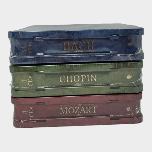 The World's Greatest Composers (Bach, Chopin, Mozart) CD Sets, 2008 - New - Picture 4 of 24