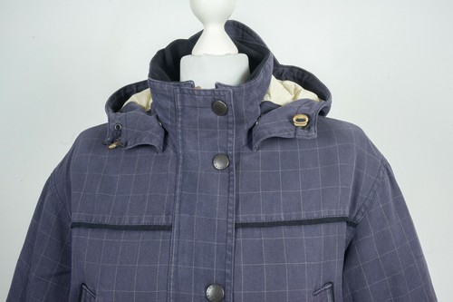Ladies Barbour Eventer Navy Hooded 