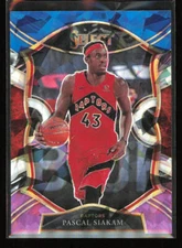 Pascal Siakam 2020-21 Panini Select Blue Purple Cracked Ice Prizm #46 Raptors