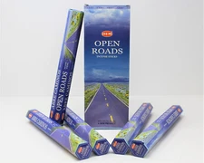 Hem Open Roads Incense Bulk 6 x 20 Stick Box, 120 Sticks, Free Shipping
