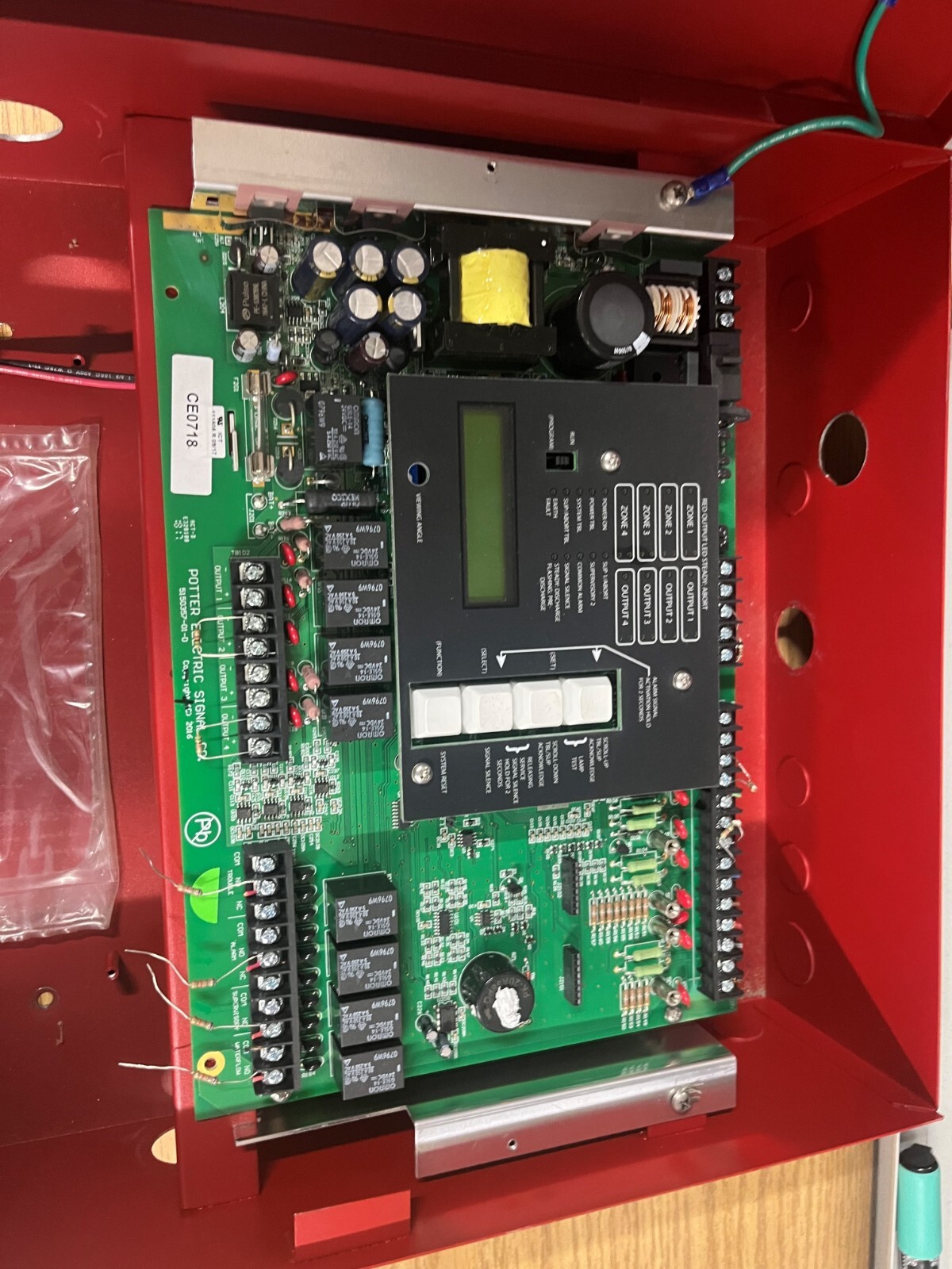 Potter PFC4410RC Fire Alarms Panel Used eBay