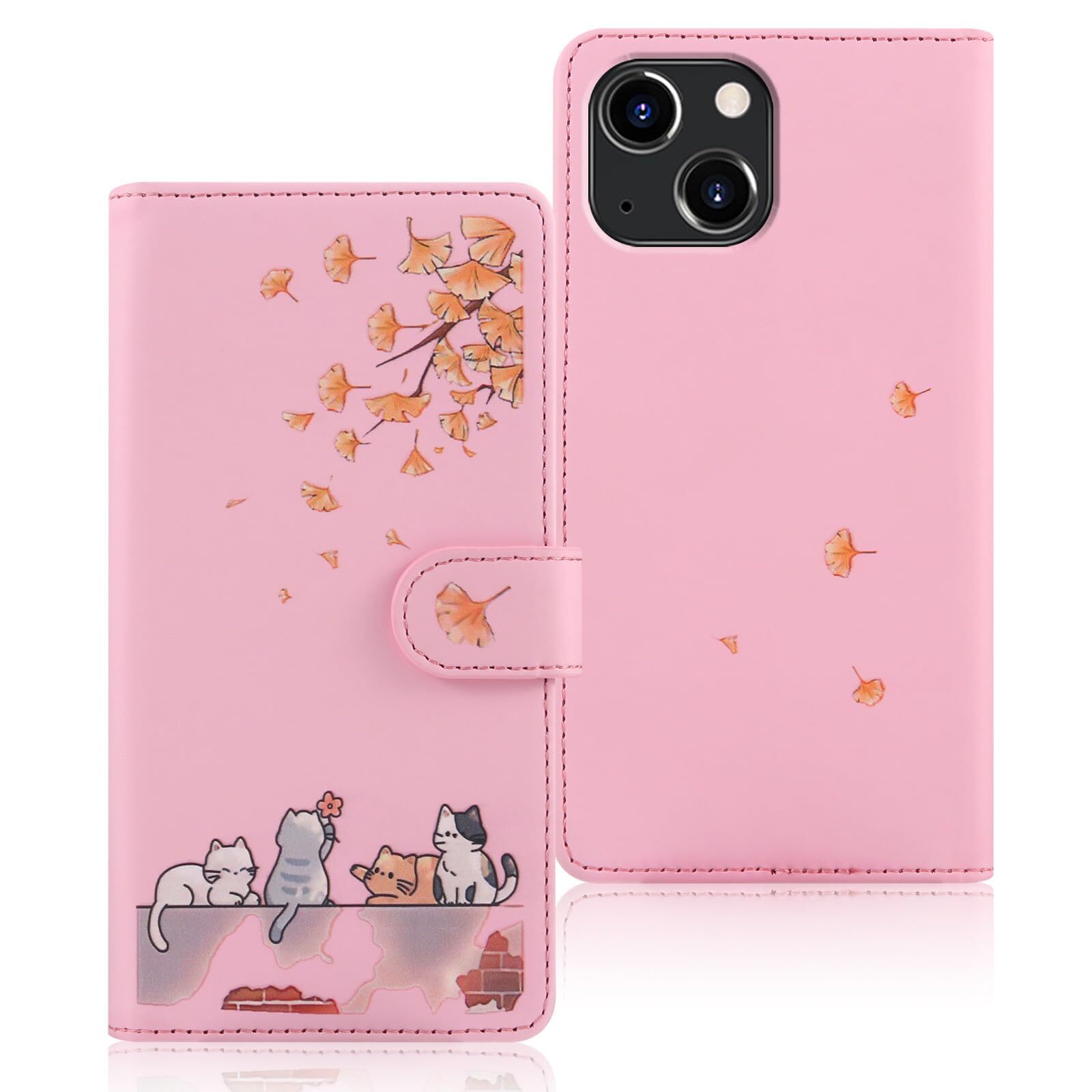 Reddylin compatible for iPhone 14 case notebook type for iPhone 13 case not 703