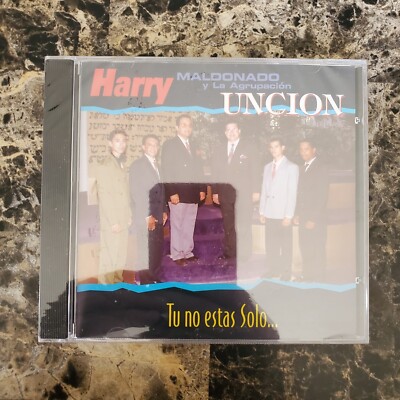 *MUSICA CRISTINA* HARRY MALDONADO Y LA AGRUPACION UNCION Tu No Estas Solo... CD