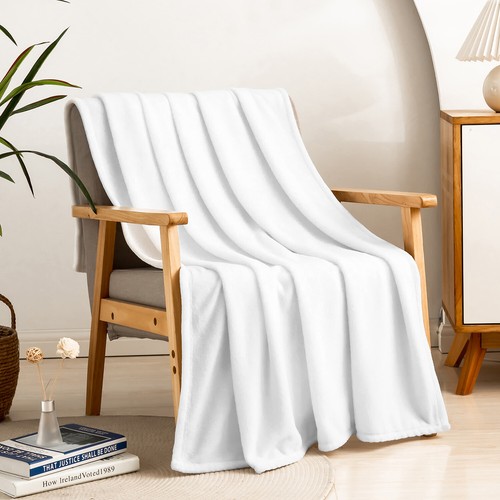 Luxuriöse Plüsch Fleece Überwurfdecke leicht super weich 50"" x 60"" wendbar - Bild 35 von 39