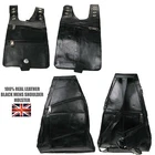 New Quality Black Leather Mens Travel Money Security Shoulder Holster & Backpack