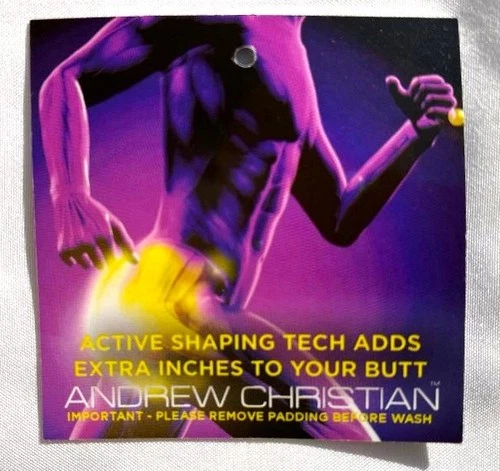 Andrew Christian Active Shape Brief w/Bubble But Shaping Pads: 91648 - M, L, X-L - Picture 12 of 23