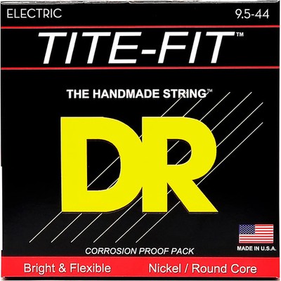 DR Strings TiteFit HT9.5 HalfTite Nickel Plated Electric Guitar Strings