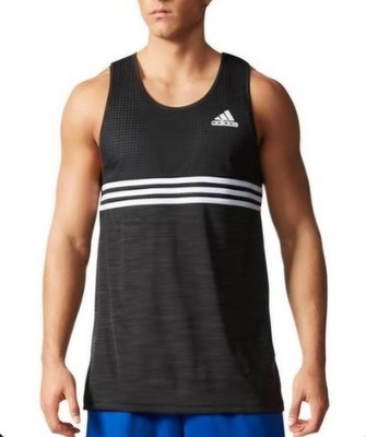 Rare Discontinued Adidas Double Up Tank Top Men's Black White Size Large NWT