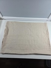 Threshold Pillow Sham Tan Quilted Standard 27x20 NEW Bed Linens