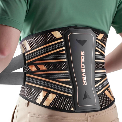 #ad Ultra Breathable Back Brace for Lower Back Pain ReliefMedical Grade amp; Copper... $64.10