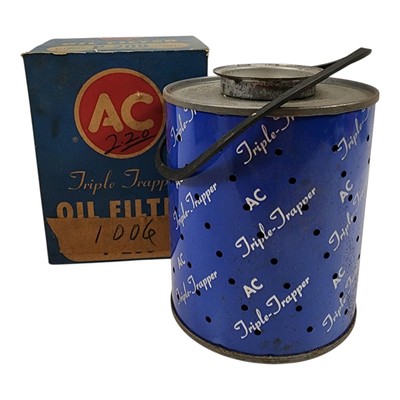 Vintage AC Oil Filter P 209 NOS 5572504 Ford Lincoln Mercury Fram Divco Stude