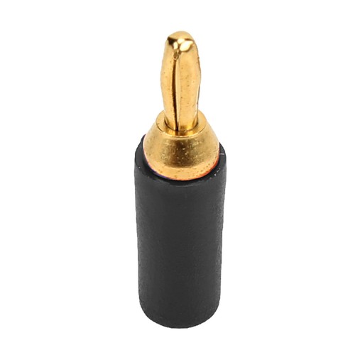 ﹣10PCS J.10007 2.5mm Brass Banana Plug Gold Plated Banana Plug Connector - Zdjęcie 1 z 12