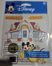 Disney EK Success Dimensional Mickey's House Stickers 6pcs NEW