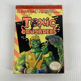 Toxic Crusaders Nintendo Entertainment System NES Authentic With Box