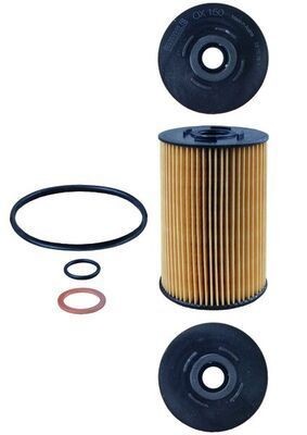 MAHLE OX 150D1 Oil Filter Fits Mercedes T2/Ln1 Van Platform/Chassis BUS