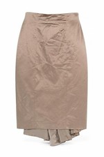 Womens Coast Size 10 Trumpet Skirt Brown Formal Lined