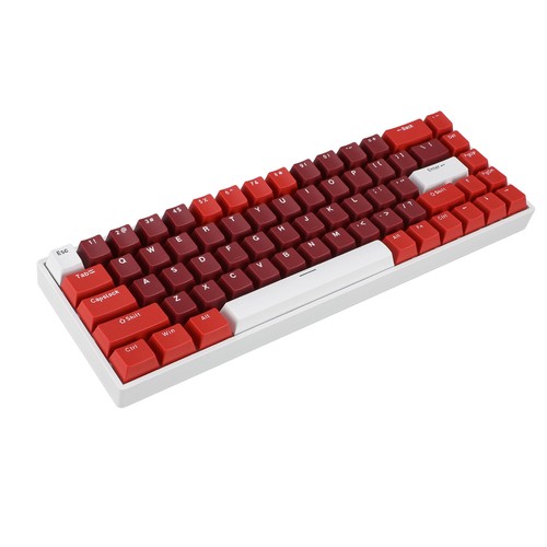 60 Percent Mechanical Keyboard 68 Keys RGB Backlit Type C Portable Wired Gam NEW - Afbeelding 8 van 12
