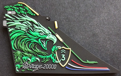 Patch - Technical Support Squadron 15.003 Malzéville - 40 years of the Mirage 2000D