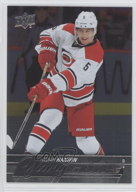 2015-16 Upper Deck Young Guns Silver Foil Board Noah Hanifin #499 k0r