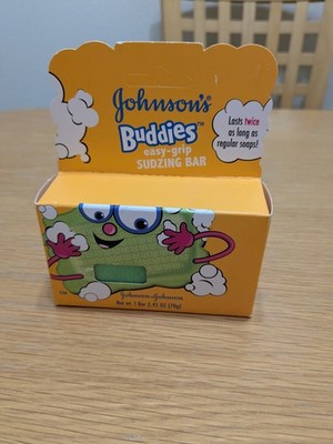 Johnson s Kids Buddies Easy Grip Sudzing Bar Bath Soap NEW Discontinued