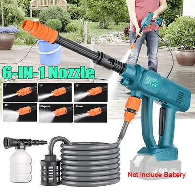#ad NEW Cordless High Pressure Washer Jet Water Wash Car Cleaner Gun For Makita 18V $16.99