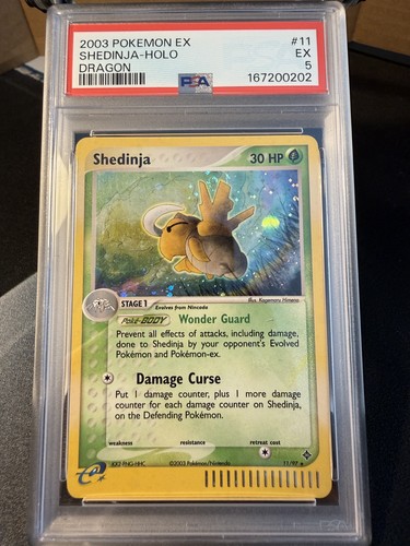 Shedinja graded PSA 5 for sale on eBay