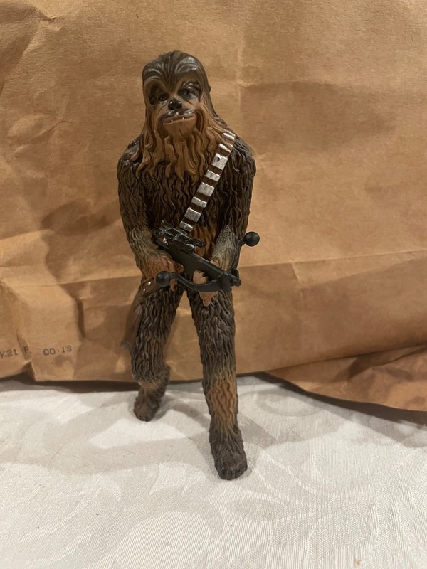 HALLMARK 1999 Star Wars Chewbacca Christmas Ornament Holiday Figure - loose 