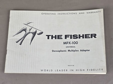 Fisher MPX-100 Manual D-2815