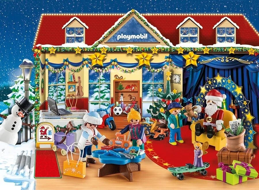 Playmobil Advent Calendar Christmas Toy Store 89pc 70188 - image 3 of 4