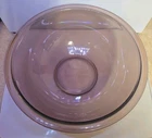 Vintage Cranberry Purple Pyrex 325 Mixing Bowl-2.5QT–Manganese Glass–UV Reactive