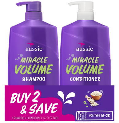 #ad Aussie Miracle Volume Hair Set All Types $27.24