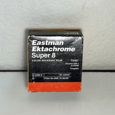 Kodak Eastman Ektachrome Super 8 Color Reversal Film 7240  Expired d8 