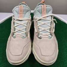 ECCO MX Sneaker Boots Men 10-10.5 Light Beige Leather Lace Up All-Terrain