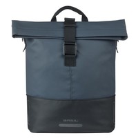 Seitentasche FüR Fahrrad, Basil Cove Shopper In Marineblau-Schwarz, Rechts-Link
