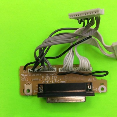 Sony HCD-DJ2I Receiver CD Player D-SUB PWB PNE-1B1 94V-0 Port Board JW1690 CL