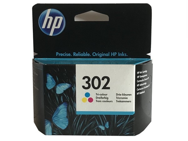 Original Hp 302 Tintenpatrone Farbe Color FüR Envy 4520 4521 4522 4524 2134-image