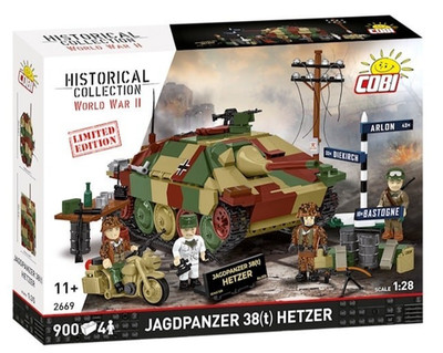 JAGDPANZER 38(t) HETZER Ardennes COBI 2669 LIMITED EDITION