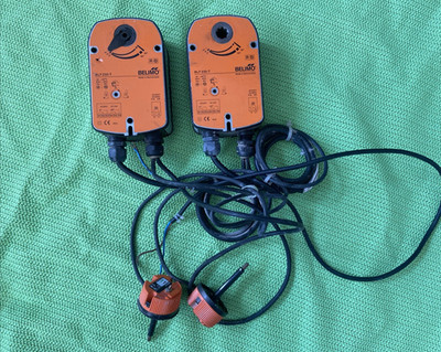 2x Belimo Federrücklaufantrieb, Typ: BLF230-T, BLF230-T  Thermoelekt. Auslöse