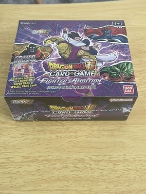 dragon ball super fighters ambition booster box Amazon.com: BANDAI NAMCO Entertainment Dragon Ball Super Trading Card Game Fighter's  Ambition Premium Pack Set PP10 [4 Booster Packs + 2 Exclusive Promo Cards]  : Toys & Games