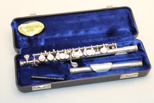 Vintage Gemeinhardt Silver Plated Piccolo Model 4SP With Case