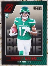 Sports Cards 2022 Panini Zenith Garrett Wilson Red Zone Rookie Card #106