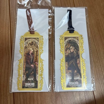 Resident Evil Leon Grace 30th Anniversary Bookmark Set Neu