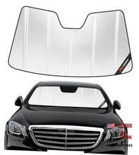 Shiny Silver Windshield Sun Shade for Mercedes-Benz S 2014-2020 S-Class Sedan