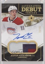 2018 Ultimate Collection Debut Threads 70/99 Jesperi Kotkaniemi Patch Auto 0zu