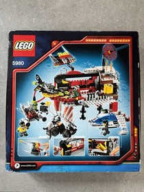 LEGO SPACE POLICE 5980 Alien Workshop COMPLETE + ORIGINAL BOX + Instructions