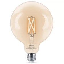LED Smart Filamento Globe 7W=60W E27 Trasparente Cct Dimmbar Alexa Google Wiz