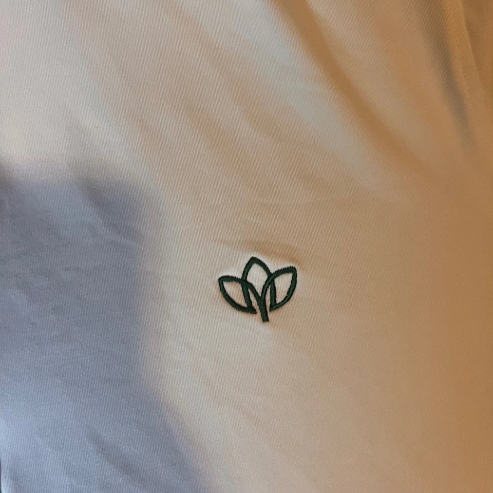 Camisa Polo Greyson XL Blanca Golf Atlética Logo Lobo Ropa de Hombre Foto 4 de 4