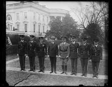 Washington D.C. White House Calvin Coolidge Group 1929 Military Officers
