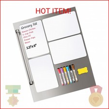 4 PACK Magnetic Dry Erase Board Sheet for Fridge, 12"x8" Erasable Refrigerator W